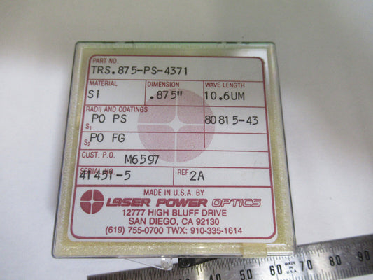 Optical Laser Power Silicon Lens Infrared Laser Optics