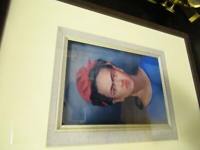 FRIDA KAHLO MEXICAN SELF-PORTRAIT 1945 REPRODUCTION FRAMED NICE HOME DECOR #LOB4