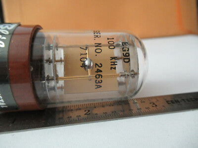 ANTIKER QUARZKRISTALL BLILEY BG9D GT GLASHALTER FREQUENZREGELUNG #F3-A-03