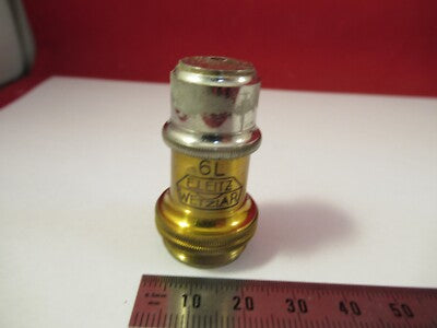 Antique Ernst Leitz Germany Objective 45X Optics Microscope Part AS Pic