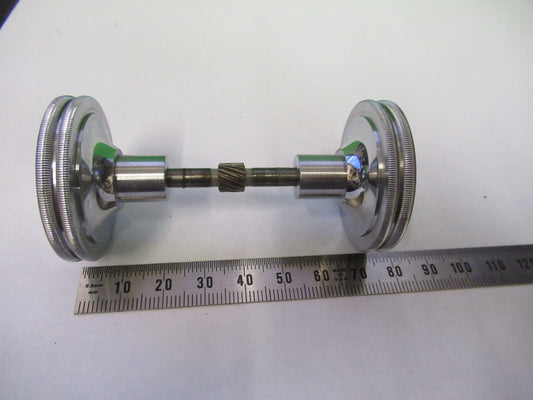 Antique Bausch & Lomb Stereo Set of Knobs Microscope Part