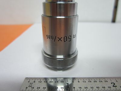 Microscope Objective Ernst Leitz Wetzlar Pl 50X Optics