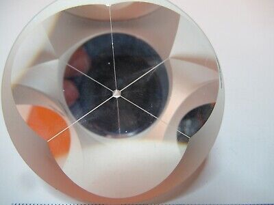 OPTICAL TRIHEDRAL GLASS PRISM LASER OPTICS AS PICTURED &16-A-01