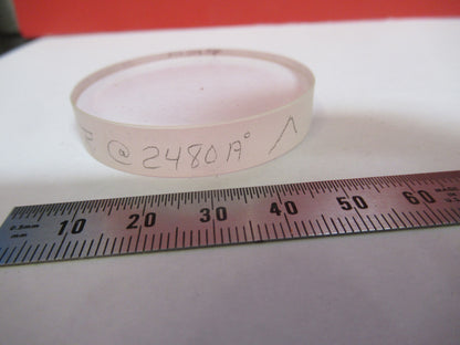 Optical Flat Coated UV Lens 248 nm Ultraviolet Laser Optics