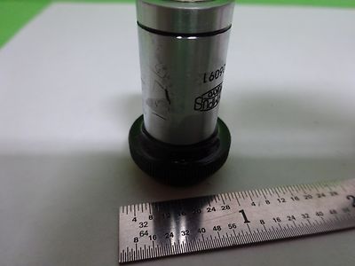 MICROSCOPE PART OBJECTIVE OLYMPUS JAPAN HI 100X OPTICS AS IS BIN#H7-A-11