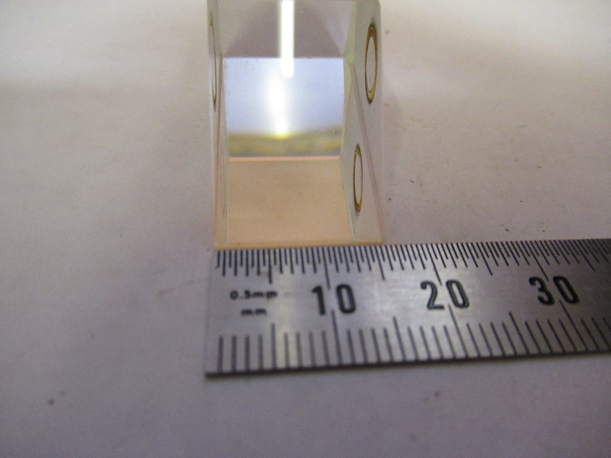 BAUSCH LOMB GLASS PRISM HEAD OPTICS MICROSCOPE PART AS PICTURED Y1-A-70