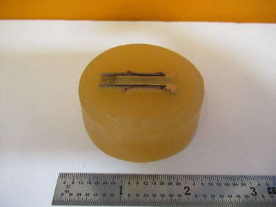 METALLOGRAPHIC METAL CROSS SECTION SPECIMEN MICROSCOPY SAMPLE AS PIC #A7-A-14