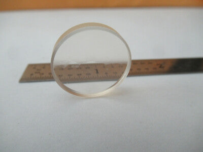 OPTICAL ZERODUR GLASS FLAT BLANK CLEAR LENS LASER OPTICS AS PICTURED &F3-A-88