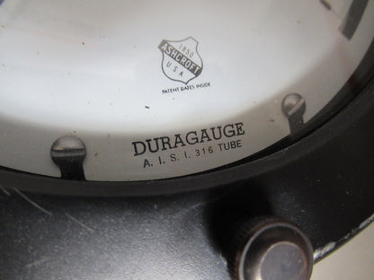 Huge Duragauge Manometer Pressure 600 Psi or Vacuum