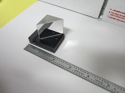 OPTICAL MICROSCOPE PART DMR LEICA MOUNTED MIRROR OPTICS AS IS BIN#D2-P-18