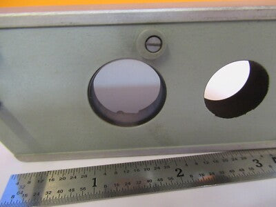 Aus Jena Germany Polarizer Lens Slide Pol Microscope Part