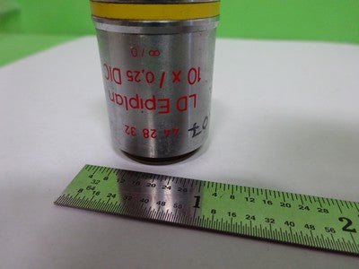 Microscope Part Objective Carl Zeiss AG Germany Ld Dic [dirty] 10X Optics Bn