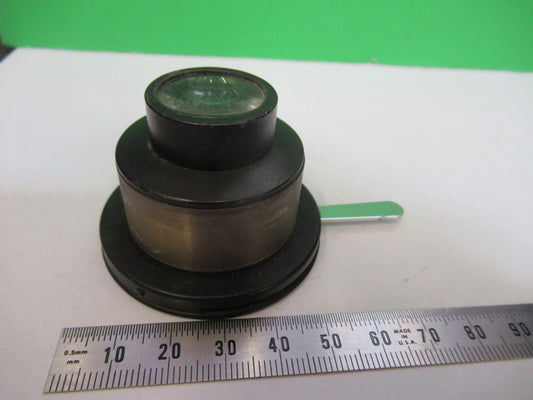 Antique Brass Condenser + Iris Watson Microscope Part
