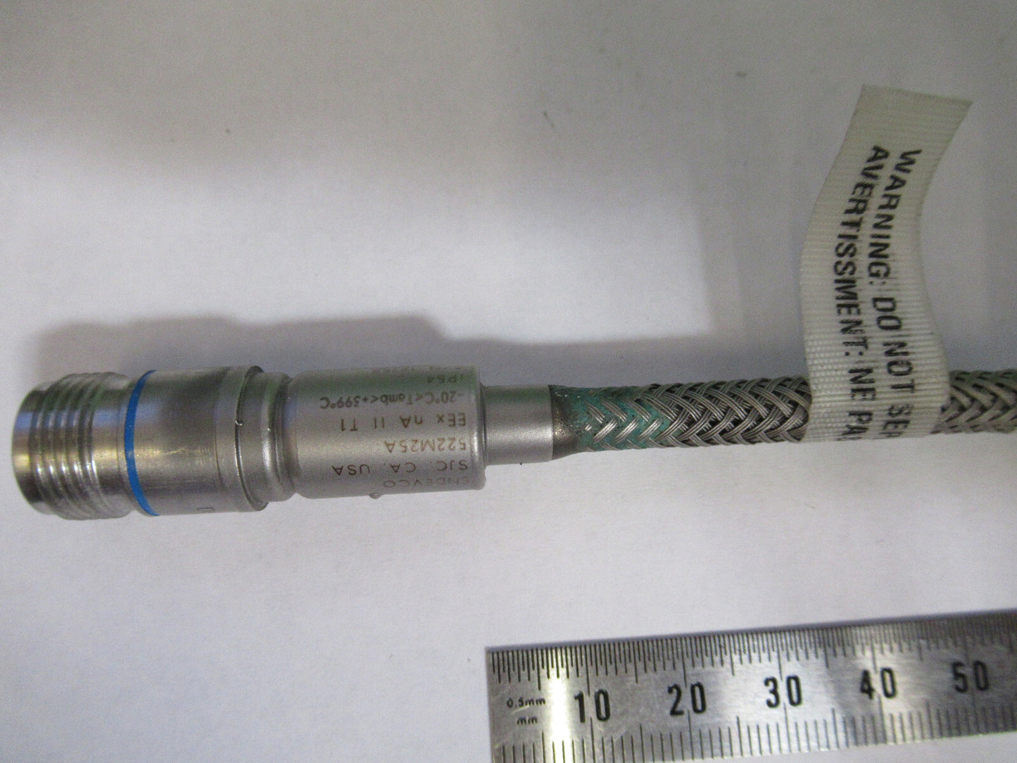 MEGGITT ENDEVCO 522M25A HIGH TEMP PIEZO PRESSURE SENSOR AS PICTURED &TB-4-X