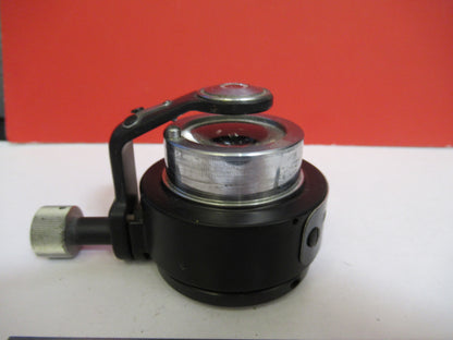 WILD SWISS HEERBRUGG CONDENSER IRIS M20 MICROSCOPE PART AS PICTURED Y5-A-45