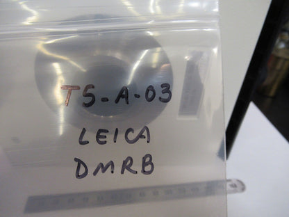 LEICA LEITZ GERMANY DMRB TRINOCULAR HEAD MICROSCOPE PART AS PICTURED T5-A-03
