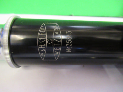 ANTIQUE SEIBERT WETZLAR tubus + nosepiece MICROSCOPE PART AS PIC U9-A-12