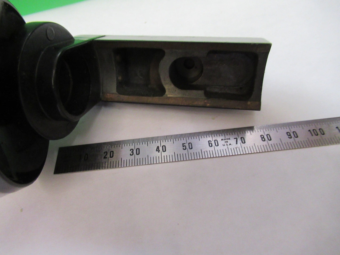 BAUSCH LOMB ANTIQUE NOSEPIECE + OBJECTIVES MICROSCOPE PART AS PICTURED Y4-FT-88