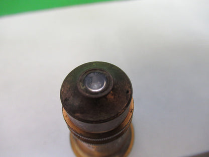 WATSON LONDON ANTIQUE BRASS OBJECTIVE MICROSCOPE PART OPTICS AS PICTURED X6-A-87