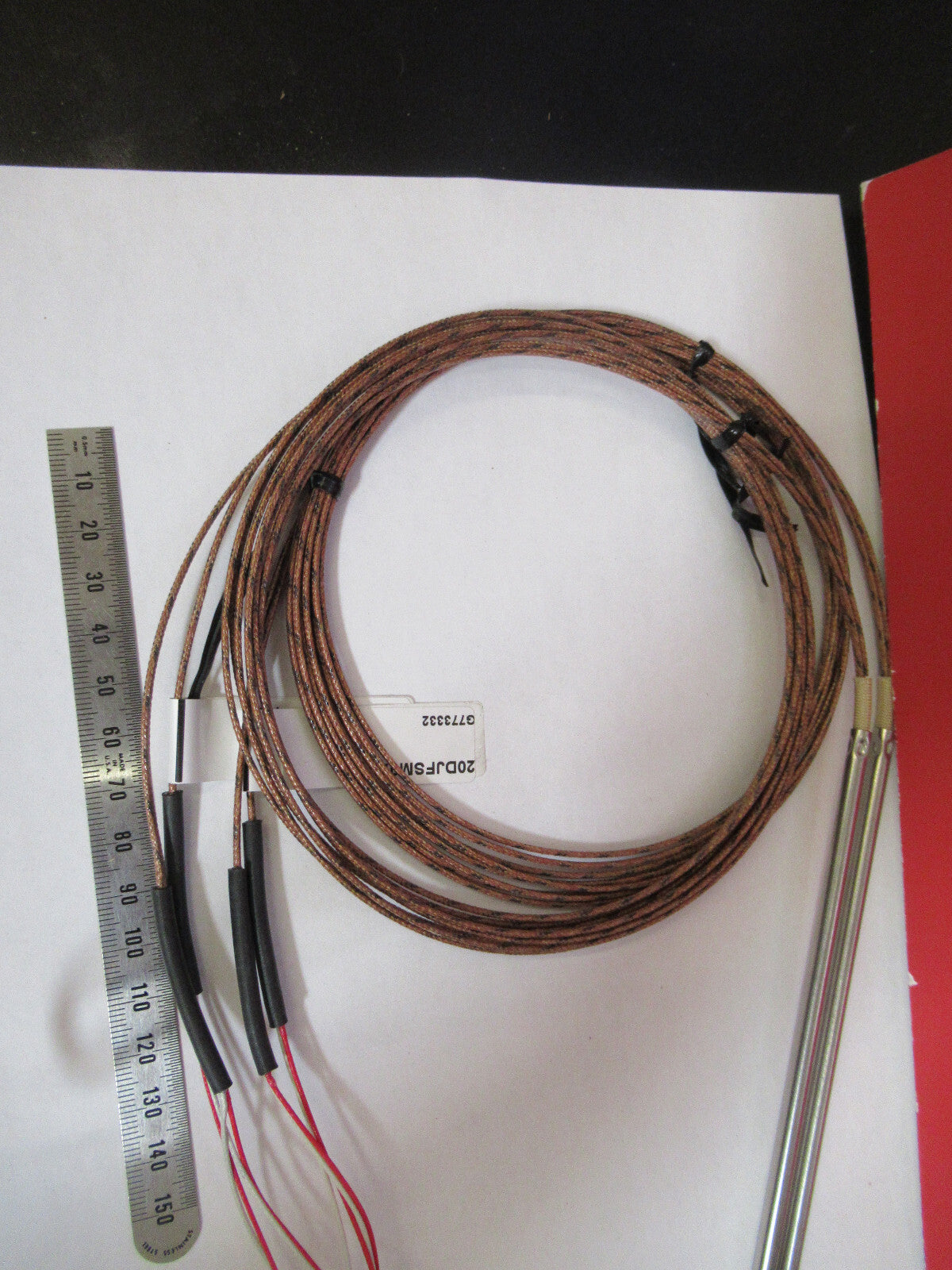 LOT 2 EA DUAL THERMOCOUPLE J TYPE PROBE TEMPERATURE SENSOR AS PICTURED T1-A-87