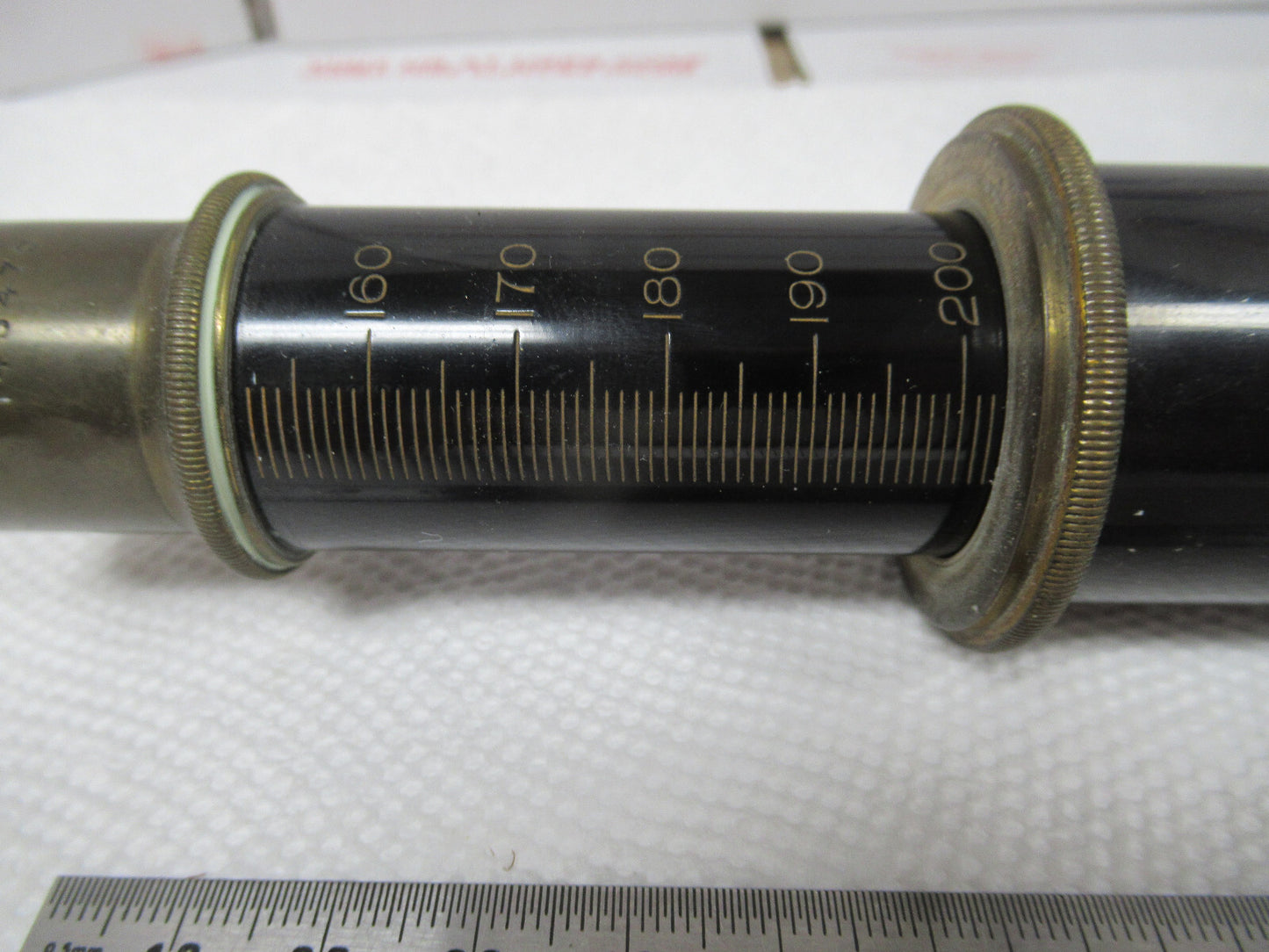 Antique Bausch & Lomb Tubus + Nosepiece Microscope Part