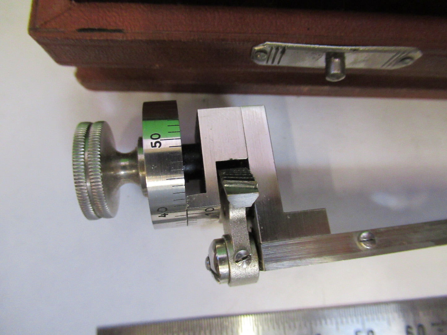 ERNST LEITZ GERMANY BEREK COMPENSATOR MICROSCOPE PART AS PICTURED B7-B-17
