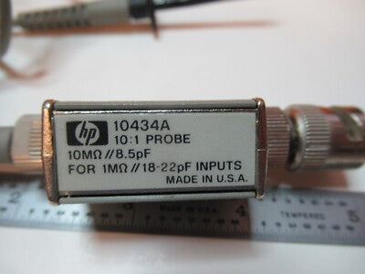 HP AGILENT PROBE 10434A OSCILLOSCOPE EMI TEST RF MICROWAVE AS PIC &17-B-09