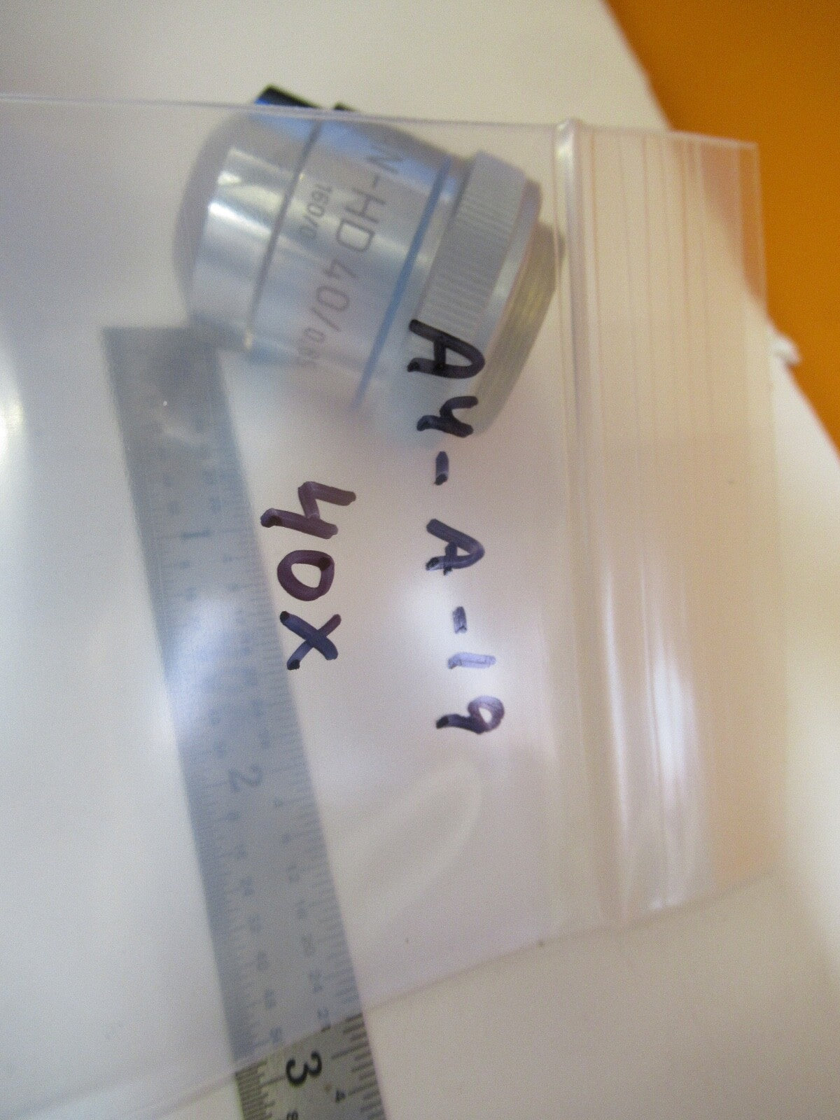 ZEISS GERMANY EPIPLAN-HD 40X /160 OBJECTIVE MICROSCOPE PART AS PICTURED &A4-A-19