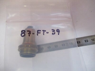 Antique Brass Lens Optics Objective Microscope Part London