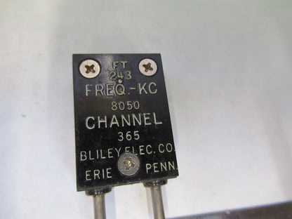 WWII FT-243 QUARTZ CRYSTAL BLILEY 8050 kHz FREQUENCY CONTROL AS PICTURED S1-B-41