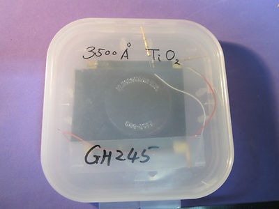 Optical Photoelectric Cell Ito + TiO2 Coatings Laser Optics