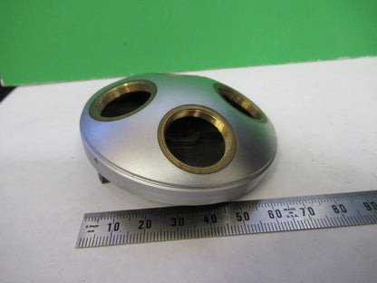 LEITZ WETZLAR GERMANY QUADRUPLE NOSEPIECE MICROSCOPE PART AS PICTURED X2-A-22