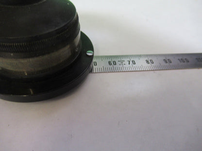 ANTIQUE SPENCER CONDENSER + IRIS OPTICS MICROSCOPE PART AS Pictured Z7-FT-65