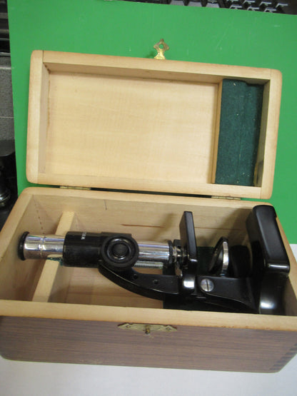 Antique Rare Wollensak Collectable 425 Microscope Optical