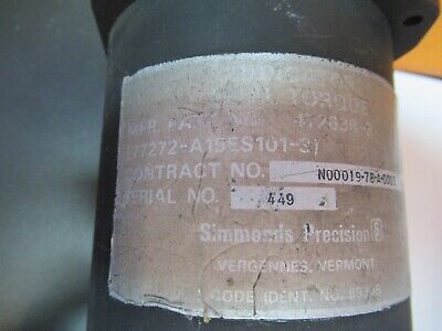 SIMMONDS INDICATOR TORQUE 472638-3 AIRCRAFT INSTRUMENT as pictured 4T-A-13