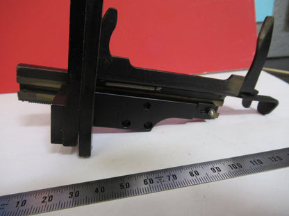ANTIQUE XY STAGE CLIPS AO SPENCER MICROSCOPE PART AS PICTURED S4-B-75