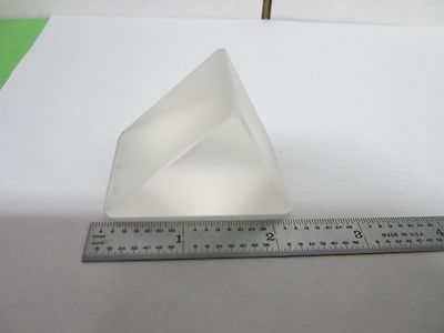 Optical Prism Frosted, but One Side Polished ?? Optics Dwr