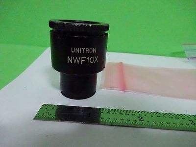 MICROSCOPE PART EYEPIECE UNITRON NWF10X OPTICS AS IS BIN#W1-12