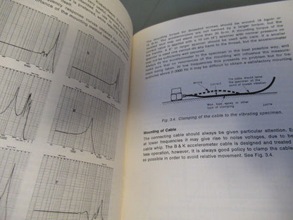 Vintage Technical Manual Book Brüel & Kjær 1971 Model 4319 4323