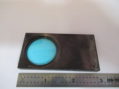 Carl Zeiss AG Germany Light Blue Filter Optics Microscope Part