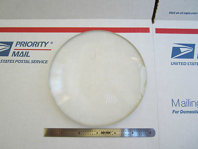 HUGE OPTICAL CONVEX LENS LASER OPTICS [some chips on edge] DWR#05