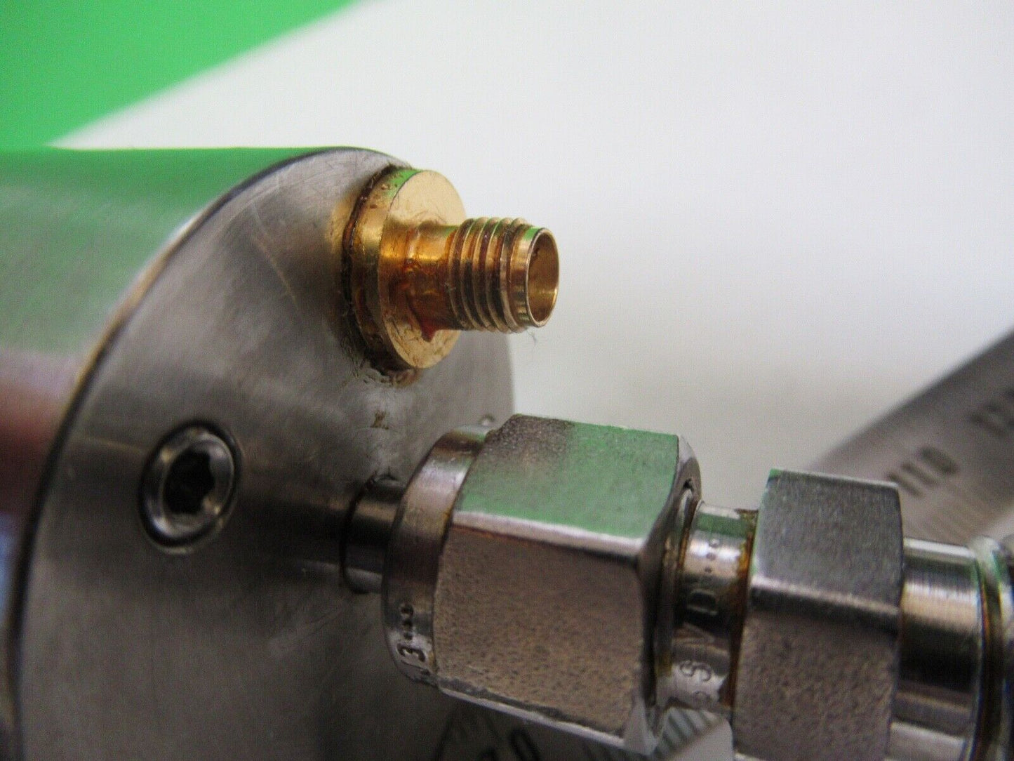 LABORATORY INDUSTRIAL SONO-TEK ULTRASONIC PIEZO DIFFUSER NOZZLE AS PIC Q7-B-28