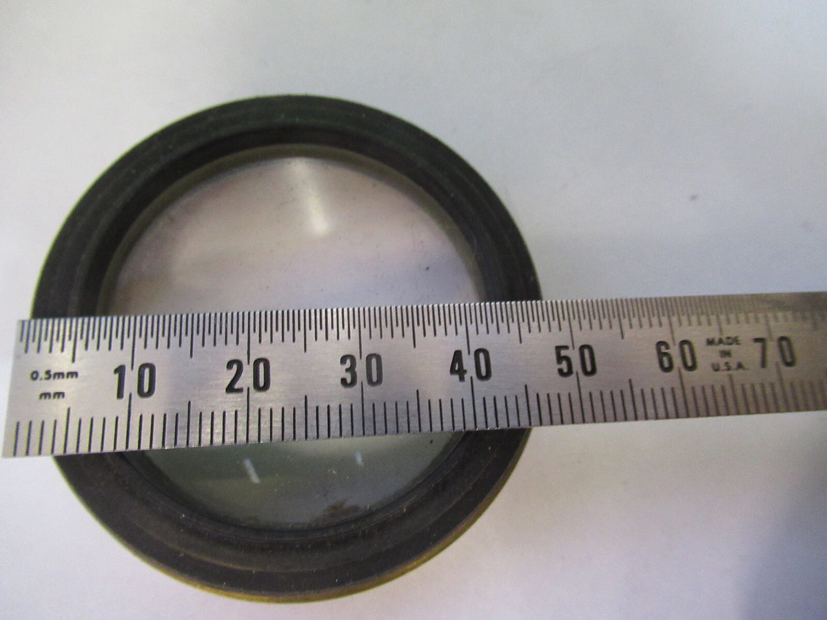 Rare Antique Brass Mounted Glass Beck UK Microscope Part