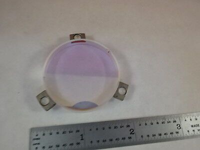 OPTICAL COATED FLAT LASER OPTICS AS IS BIN#P1-C-15