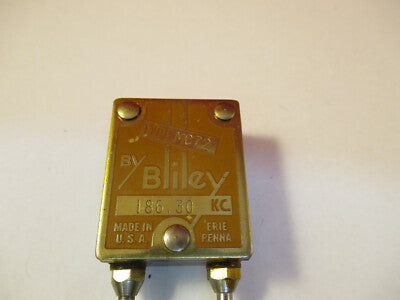 Bliley Electric Co. Wurlitzer 186.30 Kc Antique Quartz Crystal Frequency