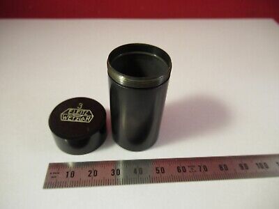 LEITZ GERMANY EMPTY OBJECTIVE CONTAINER # 3 MICROSCOPE PART AS PICTURED &8-B-56