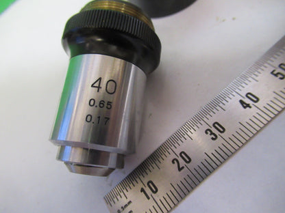 NIKON JAPAN OBJECTIVE  40X LENS OPTICS MICROSCOPE PART AS PICTURED &G2-A-98