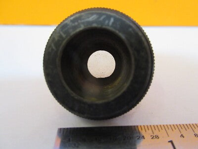 ANTIQUE BRASS UNKNOWN INCOMPLETE OBJECTIVE MICROSCOPE PART AS PICTURED &7B-B-25