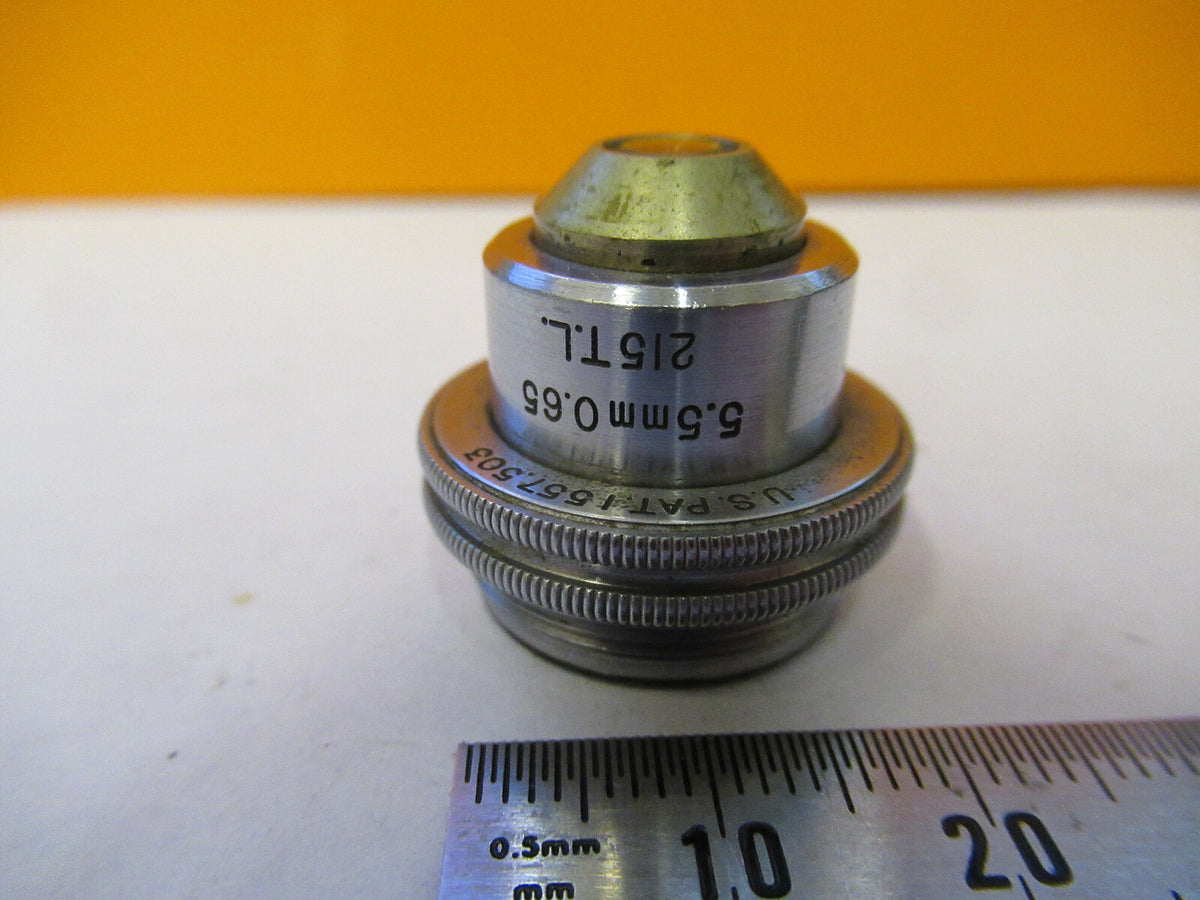 Bausch & Lomb Objective 5.5mm tubus 215mm Microscope Part