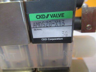 CKD AMDSZ0-X13 VALVE ASSEMBLY VALVES NICE AS PICTURED R5-A-53